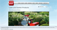 Desktop Screenshot of mtd-eu.com